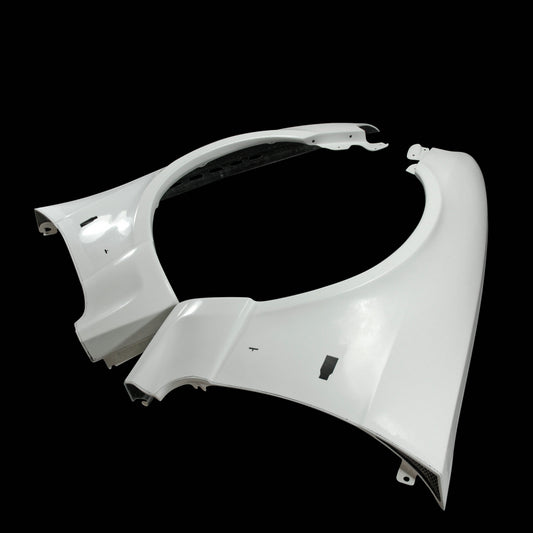 Nissan R33 Skyline GTR 1995 1996 1997 1998 with Aftermarket Parts - Front Wide Vented Fender Carbon Fiber / FRP from EPR USA