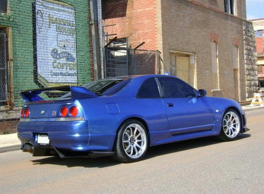Nissan R33 Skyline GTR 1995 1996 1997 1998 with Aftermarket Parts - TS Style Rear Diffuser Carbon Fiber / FRP from EPR USA