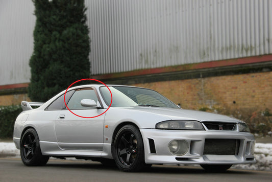 Nissan R33 Skyline GTR 1995 1996 1997 1998 & R33 Skyline GTST Series 1 1993 1994 1995 1996 & R33 Skyline GTST Series 2 1997 1998 with Aftermarket Parts - Wind Deflector Carbon Fiber from EPR USA