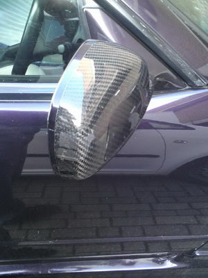Nissan R33 Skyline GTR 1995 1996 1997 1998 & R33 Skyline GTST Series 1 1993 1994 1995 1996 & R33 Skyline GTST Series 2 1997 1998 with Aftermarket Parts - Mirror Cover Carbon Fiber from EPR USA