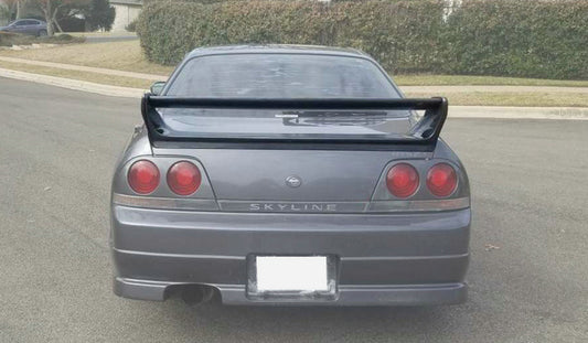 Nissan R33 Skyline GTR 1995 1996 1997 1998 & R33 Skyline GTST Series 1 1993 1994 1995 1996 & R33 Skyline GTST Series 2 1997 1998 with Aftermarket Parts - Rear Spoiler Carbon Fiber / FRP from EPR USA