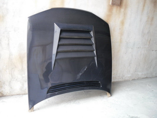 Nissan R33 Skyline GTST Series 1 1993 1994 1995 1996 with Aftermarket Parts - DMAX Style Hood Carbon Fiber / FRP from EPR USA