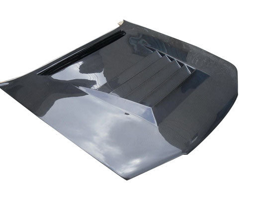 Nissan R33 Skyline GTST Series 1 1993 1994 1995 1996 with Aftermarket Parts - DMAX Style Hood Carbon Fiber / FRP from EPR USA