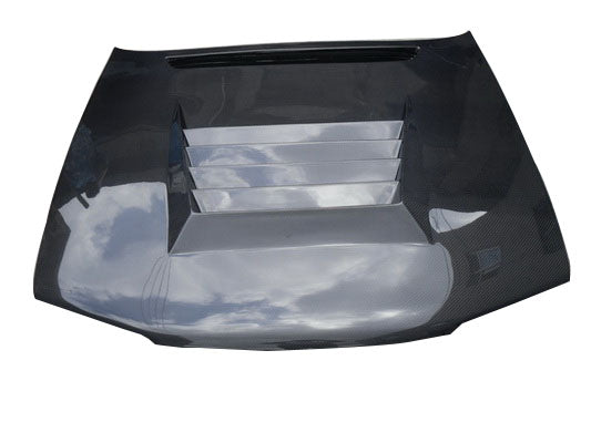 Nissan R33 Skyline GTST Series 1 1993 1994 1995 1996 with Aftermarket Parts - DMAX Style Hood Carbon Fiber / FRP from EPR USA