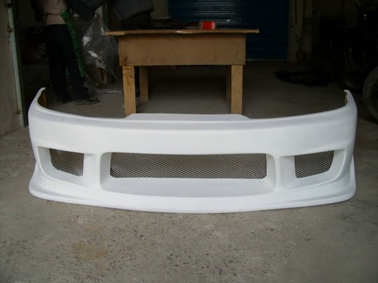 Nissan R33 Skyline GTST Series 1 1993 1994 1995 1996 with Aftermarket Parts - INGS Style Front Bumper Carbon Fiber / FRP from EPR USA