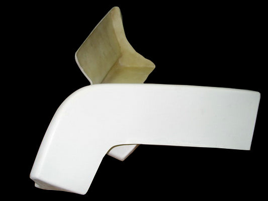 Nissan R33 Skyline GTST Series 1 1993 1994 1995 1996 & R33 Skyline GTST Series 2 1997 1998 with Aftermarket Parts - TS Style Rear Bumper Spats Carbon Fiber / FRP from EPR USA