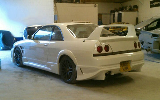 Nissan R33 Skyline GTST Series 1 1993 1994 1995 1996 & R33 Skyline GTST Series 2 1997 1998 with Aftermarket Parts - Do Luck Style Rear Bumper Carbon Fiber / FRP from EPR USA