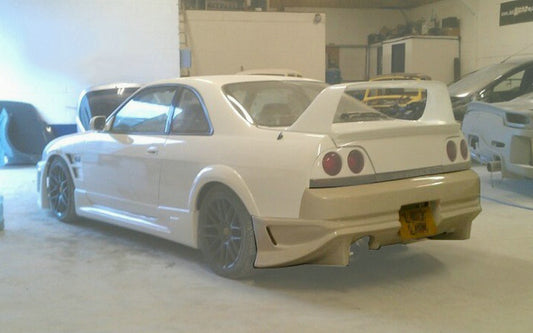 Nissan R33 Skyline GTST Series 1 1993 1994 1995 1996 & R33 Skyline GTST Series 2 1997 1998 with Aftermarket Parts - Do Luck Style Rear Bumper Carbon Fiber / FRP from EPR USA