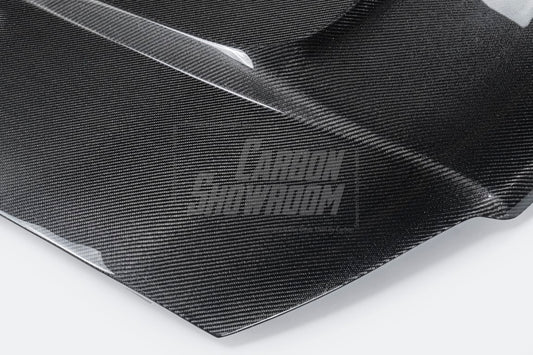 Nissan R33 Skyline GTST Series 2 1997 1998 with Aftermarket Parts - B Style Hood Carbon Fiber / FRP from EPR USA