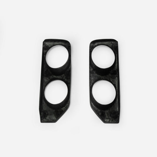 Nissan R33 Skyline GTST Series 2 1997 1998 with Aftermarket Parts - OE Style Front Bumper Fog Light Cover Carbon Fiber / FRP from EPR USA