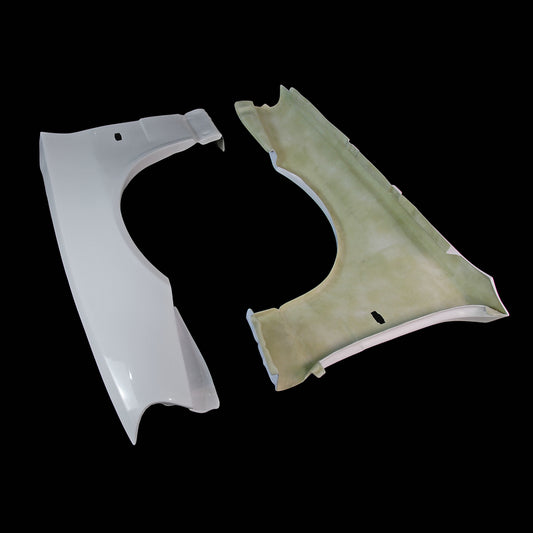 Nissan R34 ER34 GTT 1999 2000 2001 2002 2003 2004 with Aftermarket Parts - Z Tune Style Front Fender Carbon Fiber/FRP from EPR USA
