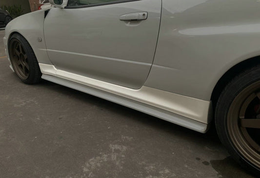 Nissan R34 ER34 GTT 1999 2000 2001 2002 2003 2004 with Aftermarket Parts - GTR Style Side Skirts & Extension Underboard Carbon Fiber/FRP from EPR USA