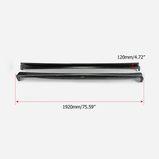 Nissan R34 ER34 GTT 1999 2000 2001 2002 2003 2004 with Aftermarket Parts - HSM Style Side Skirts Carbon Fiber / FRP from EPR USA