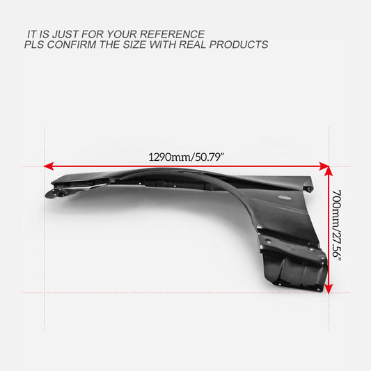 Nissan R34 ER34 GTT HR34 GTT 1999 2000 2001 2002 2003 2004 with Aftermarket Parts - BV2 Style Front Vented Fender Carbon Fiber / FRP from EPR USA