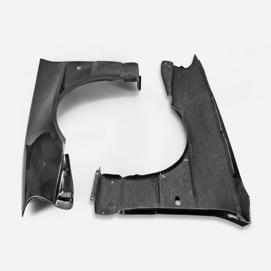 Nissan R34 ER34 GTT HR34 GTT 1999 2000 2001 2002 2003 2004 with Aftermarket Parts - BV2 Style Front Vented Fender Carbon Fiber / FRP from EPR USA