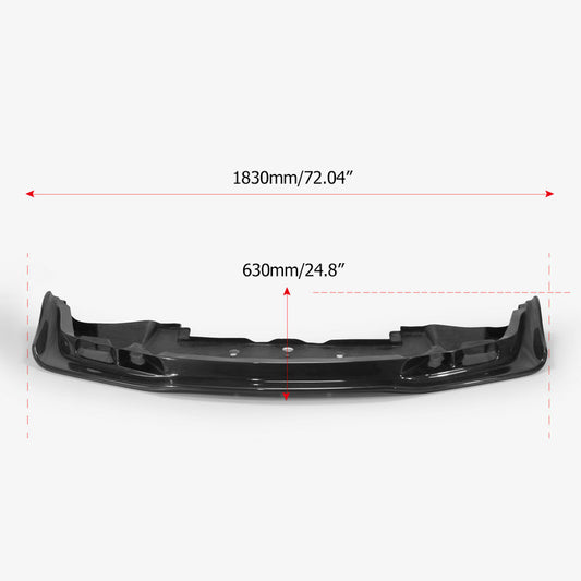 Nissan R34 GTR Base 1999 2000 2001 2002 2003 2004 with Aftermarket Parts - AS Style Front Lip with Undertray Carbon Fiber / FRP from EPR USA
