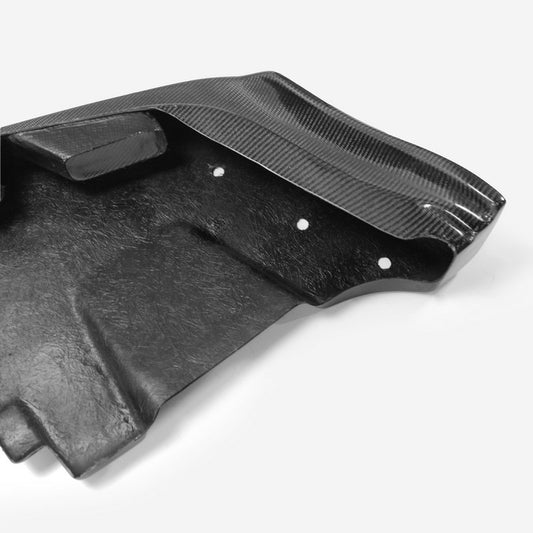 Nissan R34 GTR Base 1999 2000 2001 2002 2003 2004 with Aftermarket Parts - AS Style Front Lip with Undertray Carbon Fiber / FRP from EPR USA