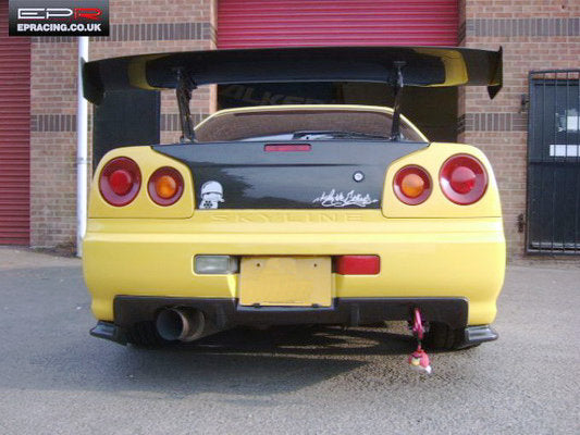 Nissan R34 GTR Base Nismo Z Tune S Tune R Tune V-Spec Tune Nur 1999 2000 2001 2002 2003 2004 with Aftermarket Parts - Rear Bumper Diffuser Carbon Fiber/FRP from EPR USA