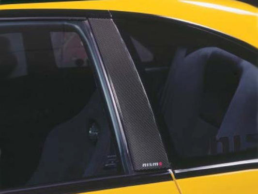 Nissan R34 GTR ER34 GTT 1999 2000 2001 2002 2003 2004 with Aftermarket Parts - OEM Style B-Pillar Cover Carbon Fiber from EPR USA