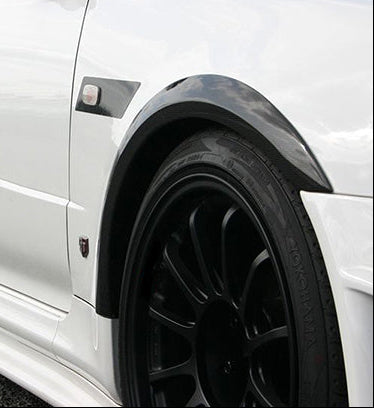 Nissan R34 GTR 1999 2000 2001 2002 2003 2004 with Aftermarket Parts - AC Style Fender Flares Carbon Fiber / FRP from EPR USA