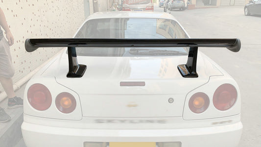 Nissan R34 GTR HR34 ER34 GTT 1999 2000 2001 2002 2003 2004 with Aftermarket Parts - Spoiler Leg Carbon Fiber/FRP from EPR USA