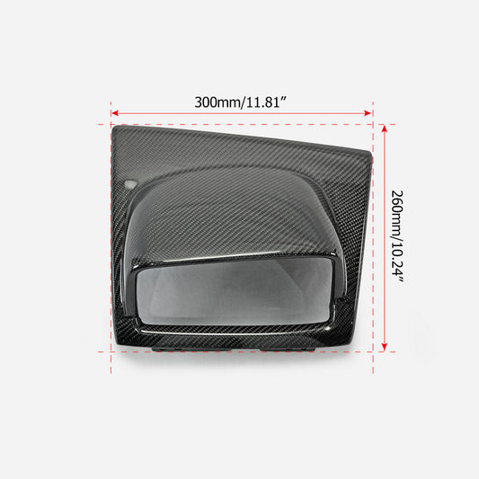 Nissan R34 GTR GTT HR34 ER34 GTT 1999 2000 2001 2002 2003 2004 with Aftermarket Parts - MFD Cover Carbon Fiber / FRP from EPR USA