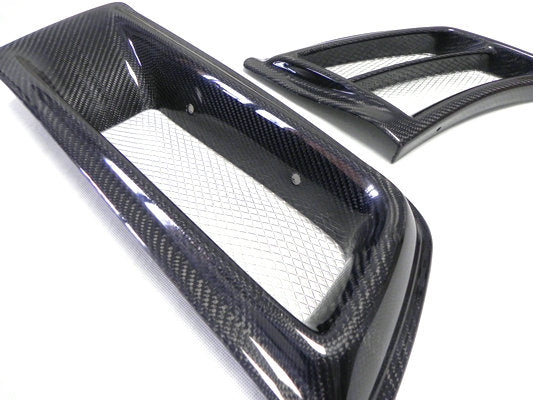 Nissan R34 GTR V-Spec 1999 2000 2001 2002 2003 2004 with Aftermarket Parts - Euro UK Spec Front Bumper Vents Carbon Fiber/FRP from EPR USA