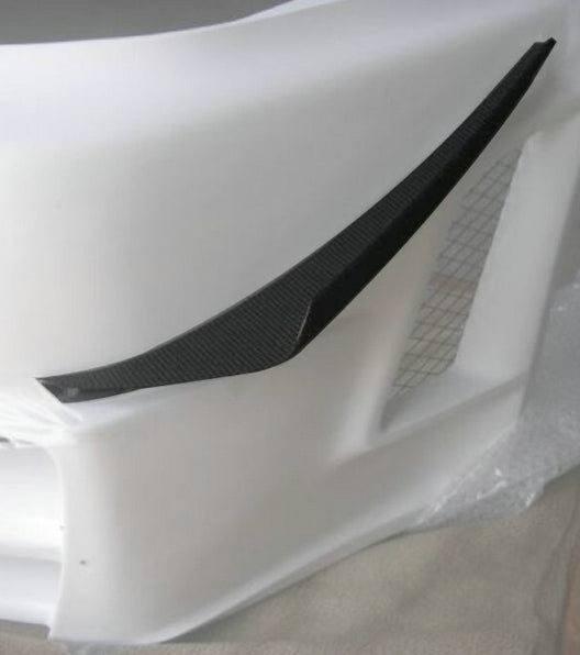 Nissan R34 GTR Z-Tune 1999 2000 2001 2002 2003 2004 with Aftermarket Parts - Front Bumper Canard Carbon Fiber / FRP from EPR USA