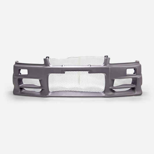 Nissan R34 GTT ER34 HR34 1999 2000 2001 2002 2003 2004 with Aftermarket Parts - TS Style Front Bumper FRP from EPR USA