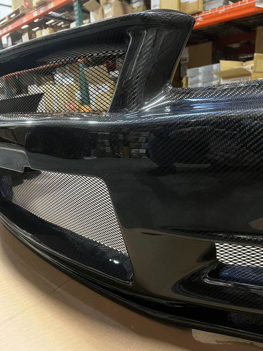 Nissan R34 GTT ER34 HR34 GTT 1999 2000 2001 2002 2003 2004 with Aftermarket Parts - Z Tune Style Front Bumper Carbon Fiber / FRP from EPR USA