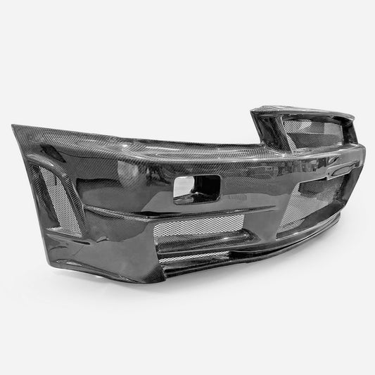 Nissan R34 GTT ER34 HR34 GTT 1999 2000 2001 2002 2003 2004 with Aftermarket Parts - Z Tune Style Front Bumper Carbon Fiber / FRP from EPR USA