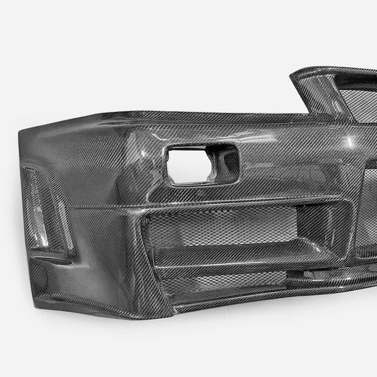 Nissan R34 GTT ER34 HR34 GTT 1999 2000 2001 2002 2003 2004 with Aftermarket Parts - Z Tune Style Front Bumper Carbon Fiber / FRP from EPR USA