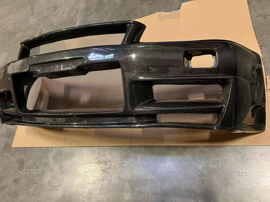 Nissan R34 GTT ER34 HR34 GTT 1999 2000 2001 2002 2003 2004 with Aftermarket Parts - Z Tune Style Front Bumper Carbon Fiber / FRP from EPR USA
