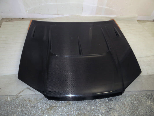 Nissan R34 GTT ER34 HR34 1999 2000 2001 2002 2003 2004 with Aftermarket Parts - BOMX Style Hood Carbon Fiber / FRP from EPR USA