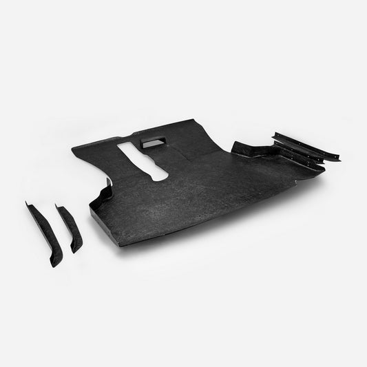 Nissan R34 GTT ER34 1999 2000 2001 2002 2003 2004 with Aftermarket Parts - ESB Style Rear Under Diffuser Carbon Fiber / FRP from EPR USA