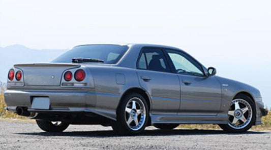 Nissan R34 GTT GTR Base Nismo Z Tune S Tune R Tune V-Spec Tune Nur 1999 2000 2001 2002 2003 2004 with Aftermarket Parts - HSM Style Rear Spat Carbon Fiber / FRP from EPR USA