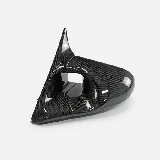 Nissan R34 HR34 GTT 1999 2000 2001 2002 2003 2004 with Aftermarket Parts - GRNDO Style Aero Mirror Carbon Fiber / FRP from EPR USA