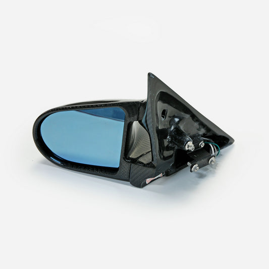 Nissan R34 HR34 GTT 1999 2000 2001 2002 2003 2004 with Aftermarket Parts - GRNDO Style Aero Mirror Carbon Fiber / FRP from EPR USA