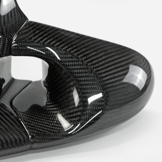 Nissan R34 HR34 GTT 1999 2000 2001 2002 2003 2004 with Aftermarket Parts - GRNDO Style Aero Mirror Carbon Fiber / FRP from EPR USA