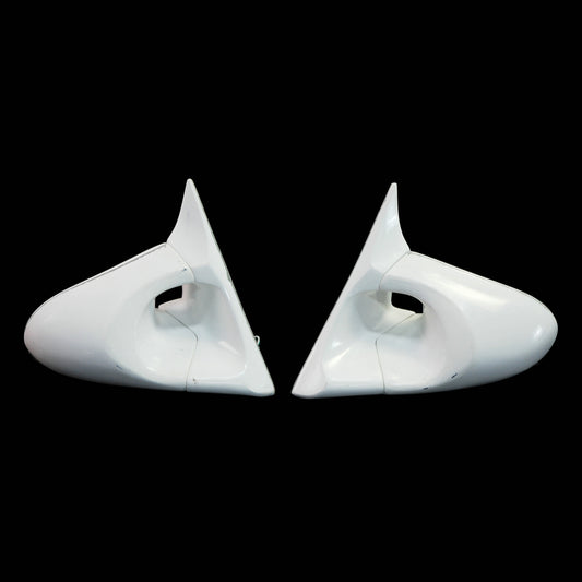 Nissan R34 HR34 GTT 1999 2000 2001 2002 2003 2004 with Aftermarket Parts - GRNDO Style Aero Mirror Carbon Fiber / FRP from EPR USA