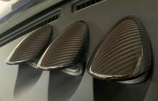Nissan Z 400Z RZ34 Fairlady 2022 2023 2024 with Aftermarket Parts - Center Console Tripe Meter Cover Panel Pre-preg Carbon Fiber from EPR USA