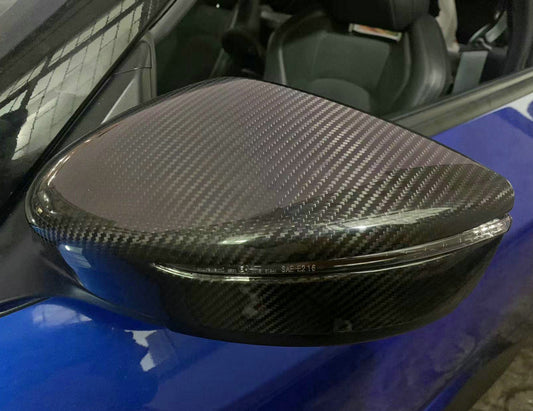 Nissan Z 400Z RZ34 Fairlady 2022 2023 2024 with Aftermarket Parts - OEM Style Side Mirror Cap Cover Pre-preg Carbon Fiber from EPR USA