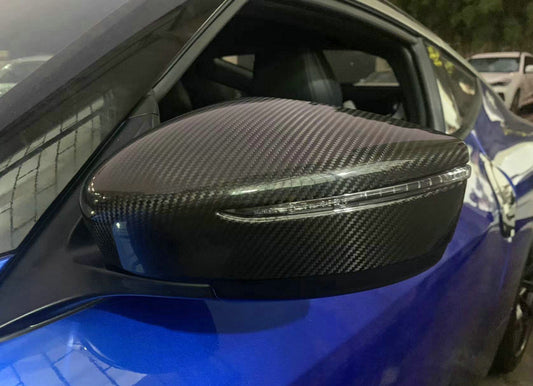 Nissan Z 400Z RZ34 Fairlady 2022 2023 2024 with Aftermarket Parts - OEM Style Side Mirror Cap Cover Pre-preg Carbon Fiber from EPR USA