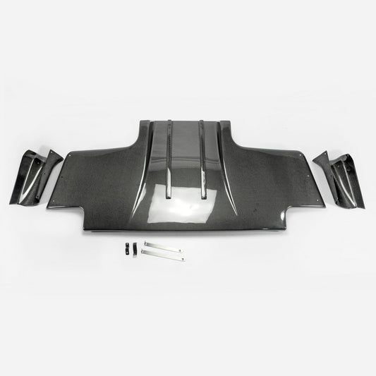 Nissan R33 Skyline GTR 1995 1996 1997 1998 with Aftermarket Parts - Rear Diffuser Carbon Fiber / FRP from EPR USA