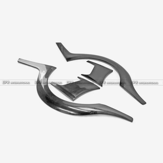 Nissan GTR R35 CBA DBA EBA 2008 2009 2010 2011 2012 2013 2014 2015 2016 2017 2018 2019 2020 2021 2022 2023 2024 with Aftermarket Parts - Rear Fender Flares Carbon Fiber / FRP from EPR USA