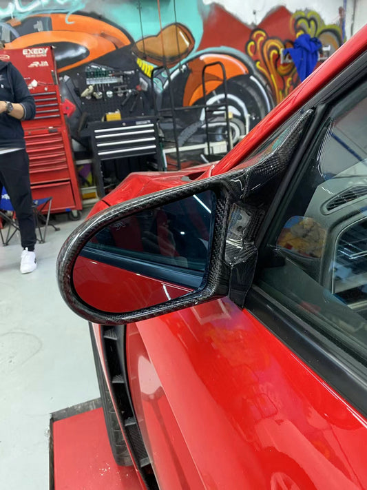 Honda Civic Type-R FK8 2017 2018 2019 2020 2021 & Civic 10th Gen FK7 2017 2018 2019 2020 2021 with Aftermarket Parts - Aero Mirror (Left & Right Hand Drive) Carbon Fiber from EPR USA