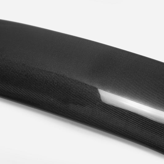 Honda Civic Type-R FK8 2017 2018 2019 2020 2021 & Civic 10th Gen FK7 2017 2018 2019 2020 2021 with Aftermarket Parts - VTX2 Style Rear GT Spoiler Carbon Fiber / FRP from EPR USA