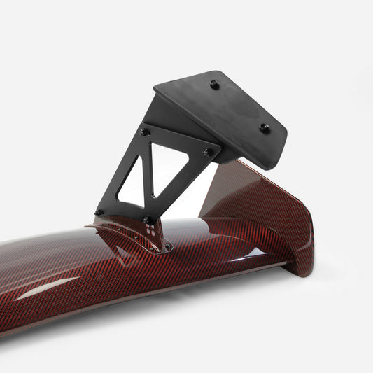 Honda Civic Type-R FK8 2017 2018 2019 2020 2021 & Civic 10th Gen FK7 2017 2018 2019 2020 2021 with Aftermarket Parts - VTX2 Style Rear GT Spoiler Carbon Fiber from EPR USA