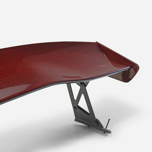 Honda Civic Type-R FK8 2017 2018 2019 2020 2021 & Civic 10th Gen FK7 2017 2018 2019 2020 2021 with Aftermarket Parts - VTX2 Style Rear GT Spoiler Carbon Fiber from EPR USA