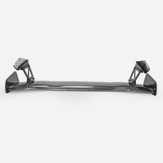 Honda Civic Type-R FK8 2017 2018 2019 2020 2021 & Civic 10th Gen FK7 2017 2018 2019 2020 2021 with Aftermarket Parts - VTX2X Style Rear GT Spoiler Carbon Fiber / FRP from EPR USA